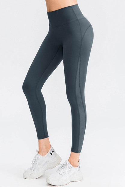 Wide Waistband Slim Fit Long Sports Pants Dark Gray Trendsi 9e954a919ac3497da683df610b1e8a30-Max