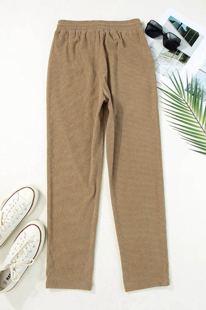 Drawstring Straight Pants with Pockets Trendsi 9eab574f-406e-44f4-a61b-40930579e9de-Max