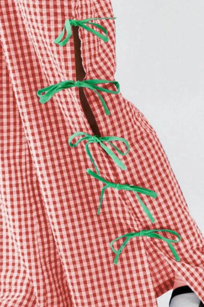 Side Tied Plaid Pants Trendsi 9ef37b3b-63b9-483f-b3f1-9ce822c50ec9-Max