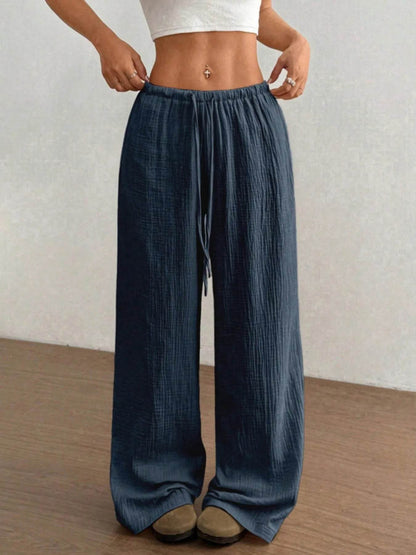 Wide Leg Drawstring Casual Pants Navy Blue Trendsi 9ef4ba4aa50c4f2dbeabb8e3c105fbc7-Max-Origin