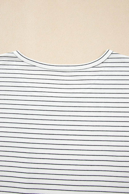 Stripe Cap Sleeve Crew Neck Casual Tee with Chest Pocket Trendsi 9f0518a7-91ce-4f6f-990a-8afea8b13597-Max-Origin