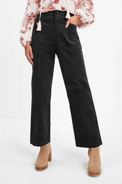 Half Elastic Waist Straight Pants Black Trendsi 9f2293bc-42cb-419d-b593-e32b676c5b0d-Max