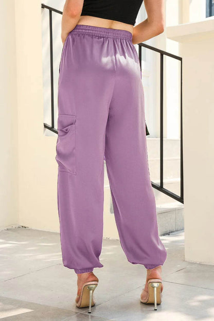 Long Tie Waist Pocketed Pants Trendsi 9f3cc14069f8420abee196831648b771-Max