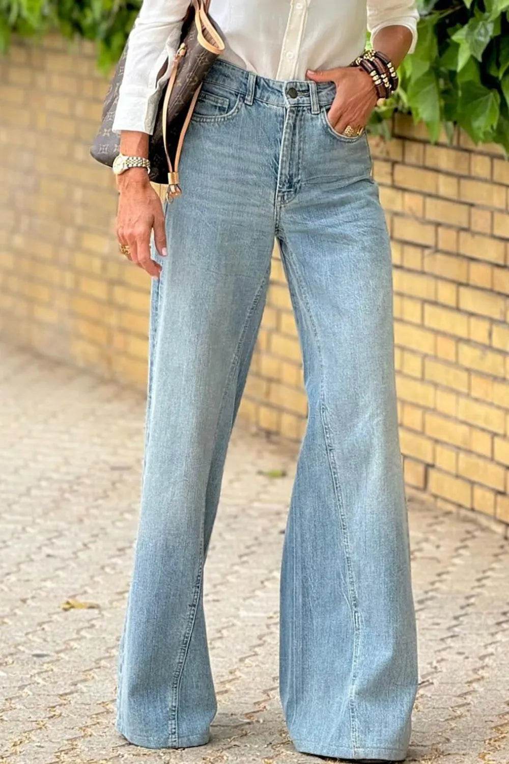 Wide Leg Jeans with Pockets Medium Trendsi 9f84096c-e30c-4b60-ac4e-a8ded9adc599-Max