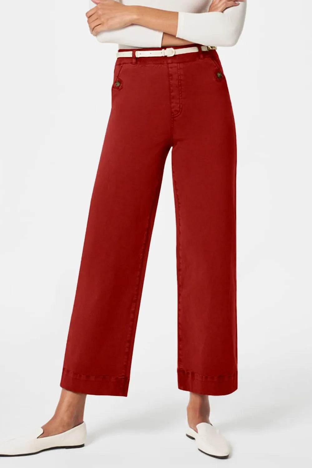 High Waist Jeans with Pockets Rust Trendsi 9fc65214-2fdd-4c07-900e-0e4ac1fb0b67-Max