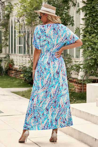 Multicolored V-Neck Maxi Dress Trendsi a02782464e3a42ebae65a1f340e539bd-Max_a36b7895-4bb1-4652-851f-eaec670c994a