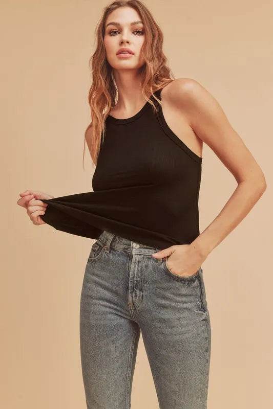 Aemi + Co Lightweight Ribbed Tank Trendsi a05135cd-c69b-46a0-a18a-c07e493b3736-Max