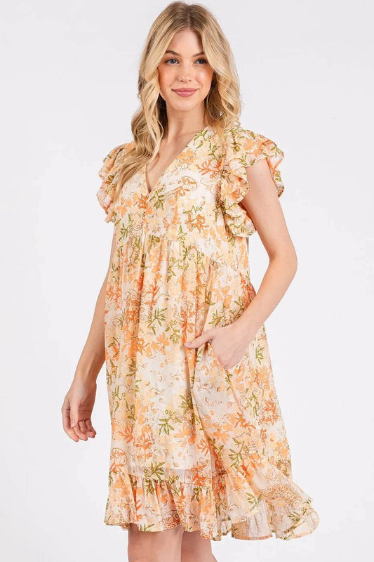 Mittoshop Floral Chiffon Ruffle Short Sleeve Mini Dress Trendsi a079f2ad317048999e5676ba7da48d65-Max-Origin
