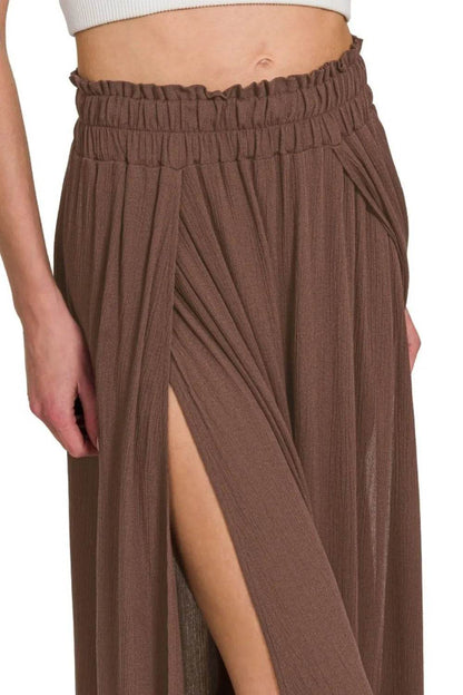 Zenana Woven Crinkle Gauze Long Skirts Trendsi a09593f6-1e24-46a5-9bc9-f8622067cd6e-Max-Origin
