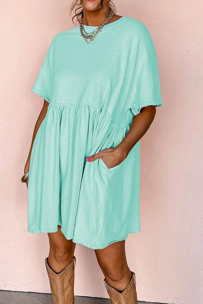 Round Neck Half Sleeve Mini Tee Dress Trendsi a0af4053-bdb5-4b5f-b6ce-fba3aca45522-Max-Origin