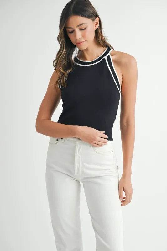 MABLE Contrast Trim Grecian Neck Cropped Tank Black Trendsi a0fe75f854c741f0a26517e7a446a030-Max-Origin