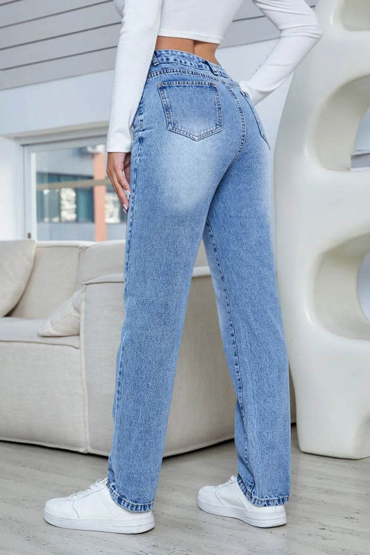Straight Jeans with Pockets Trendsi a194c969-be82-444c-8bde-67ce1f6a0c38-Max