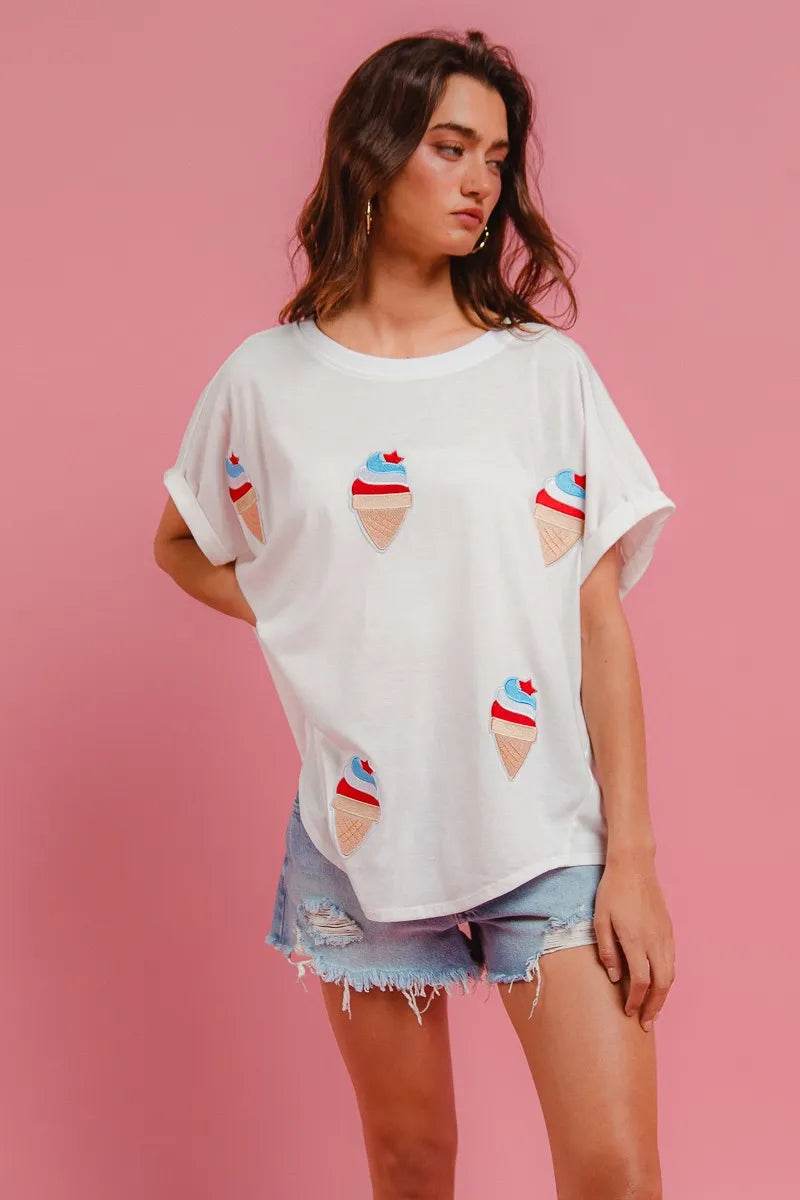 BiBi Solid Terry With Fourth Of July Theme Patched Top Trendsi a1cda8f13e8444f0a7e7dd37fdf1acb9-Max-Origin