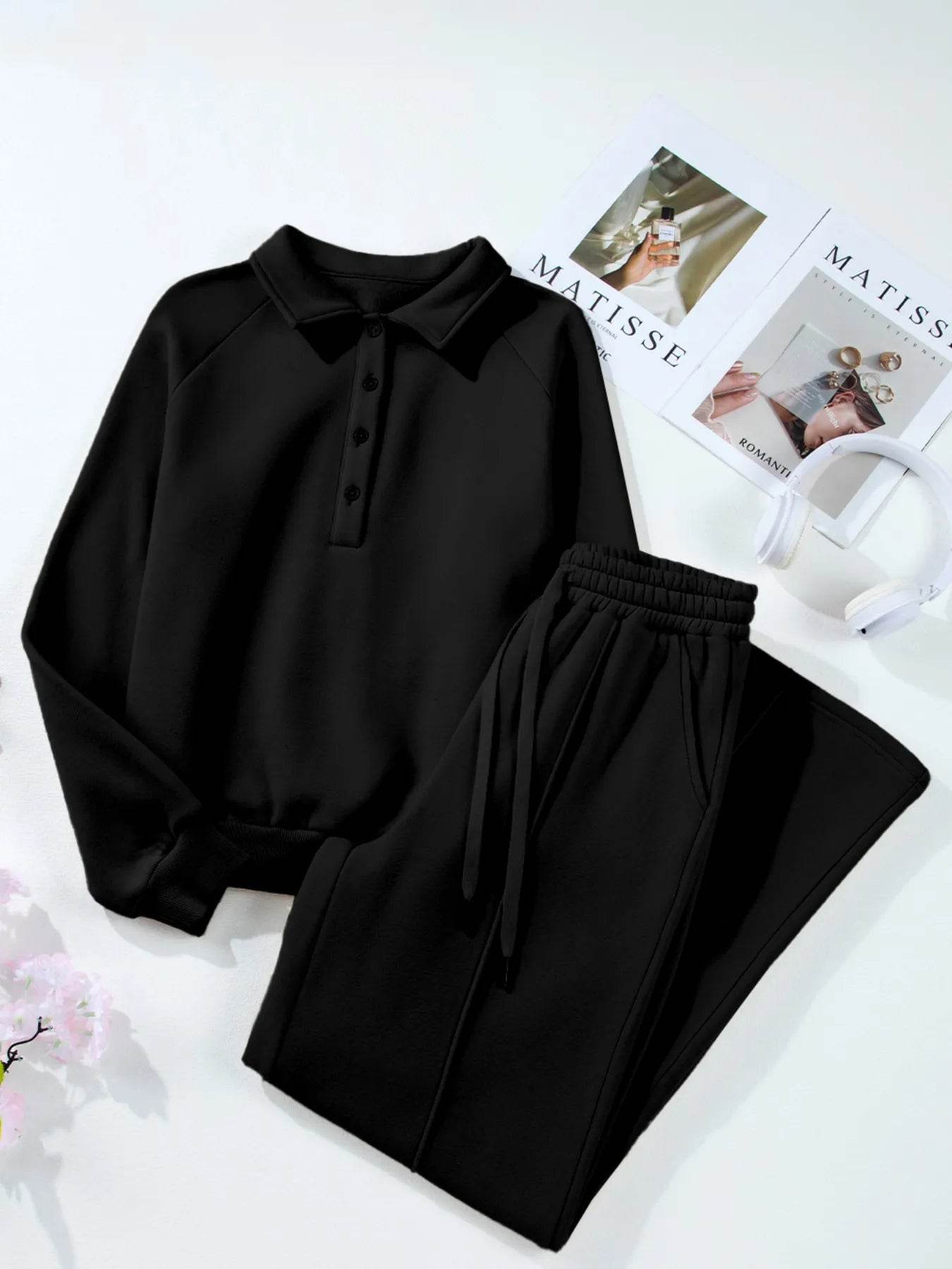 Collared Sweatshirt and High Waist Pants Active Set Trendsi a1d78e4e-5ea8-4fb6-ad0d-5db182c8be89-Max-Origin