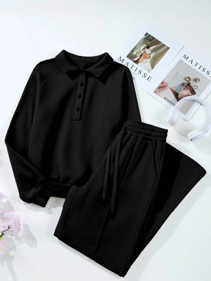 Collared Sweatshirt and High Waist Pants Active Set Trendsi a1d78e4e-5ea8-4fb6-ad0d-5db182c8be89-Max-Origin