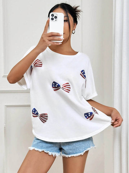 Bow Oversized Round Neck T-Shirt Trendsi a20b292e89204dcc89a4cbf292fd90c1-Max-Origin