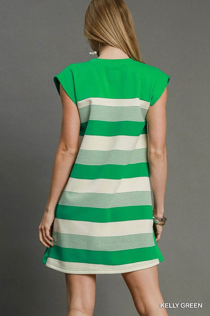Umgee French Terry Side Slit Striped Mini Dress Trendsi a2228b85-c2b2-4307-8bb1-289da2ce0002-Max-Origin