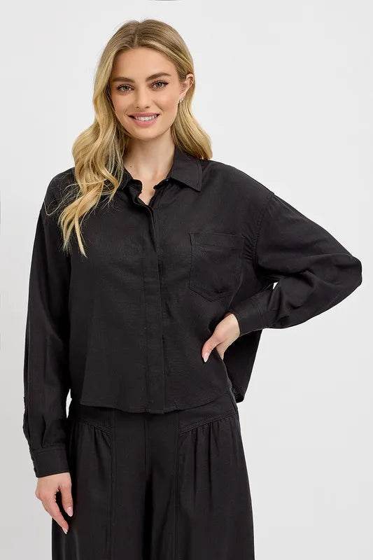 RISEN Button Down Long Sleeve Shirt Trendsi a27772b7-bc7a-4992-b469-c2c4139c0740-Max