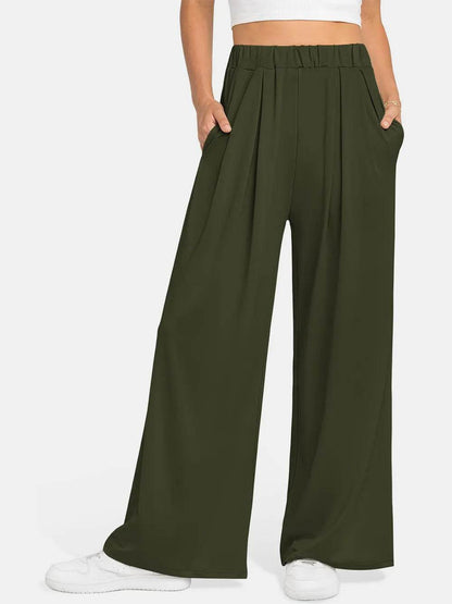 Elastic Waist Wide Leg Pants Trendsi a2c0c60f-3dae-4c69-97b7-04e3105bcb09-Max