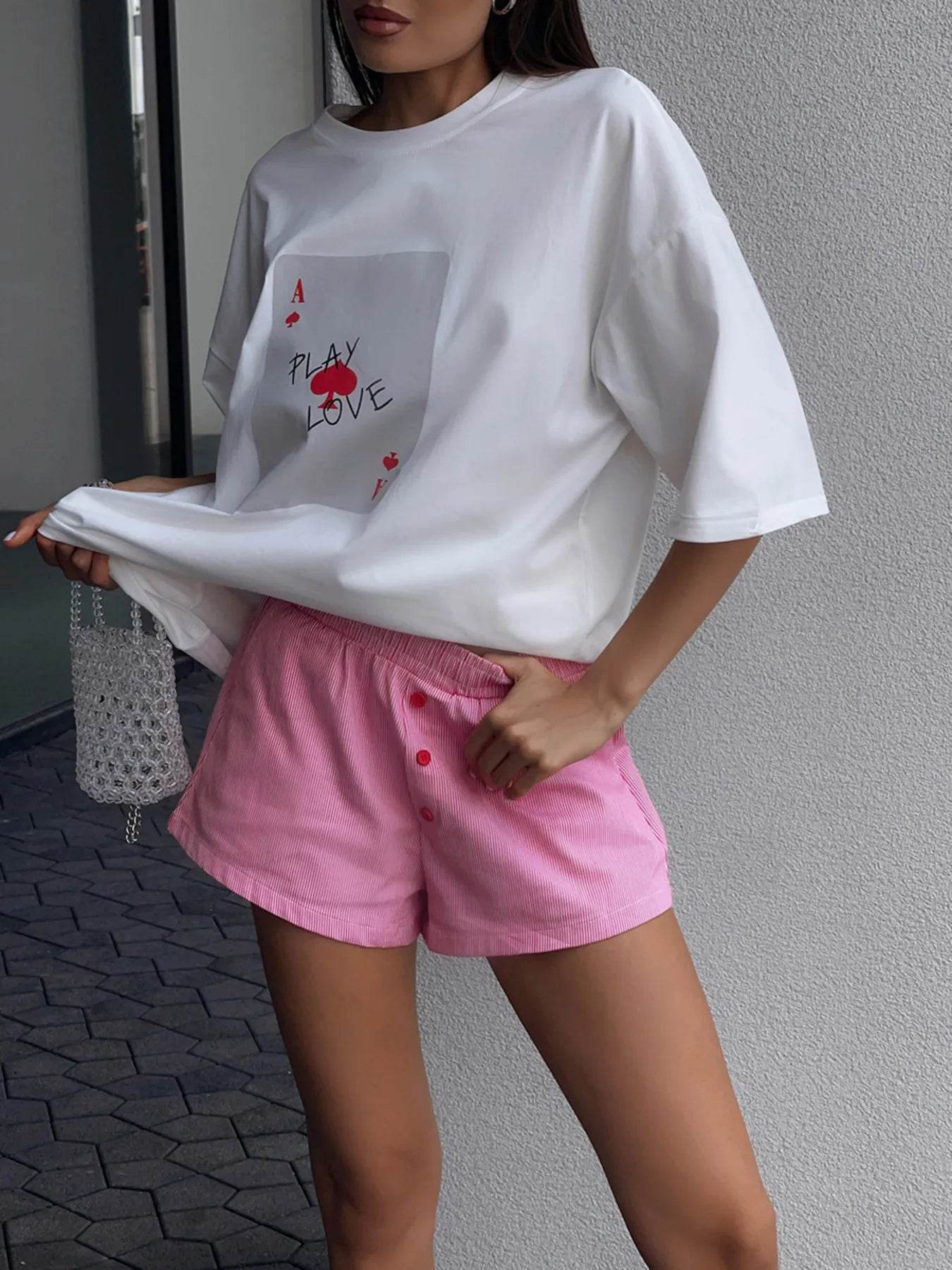 Graphic Round Neck Half Sleeve T-Shirt Trendsi a2c26c28236b41d3b165fa0967c0ff1b-Max-Origin