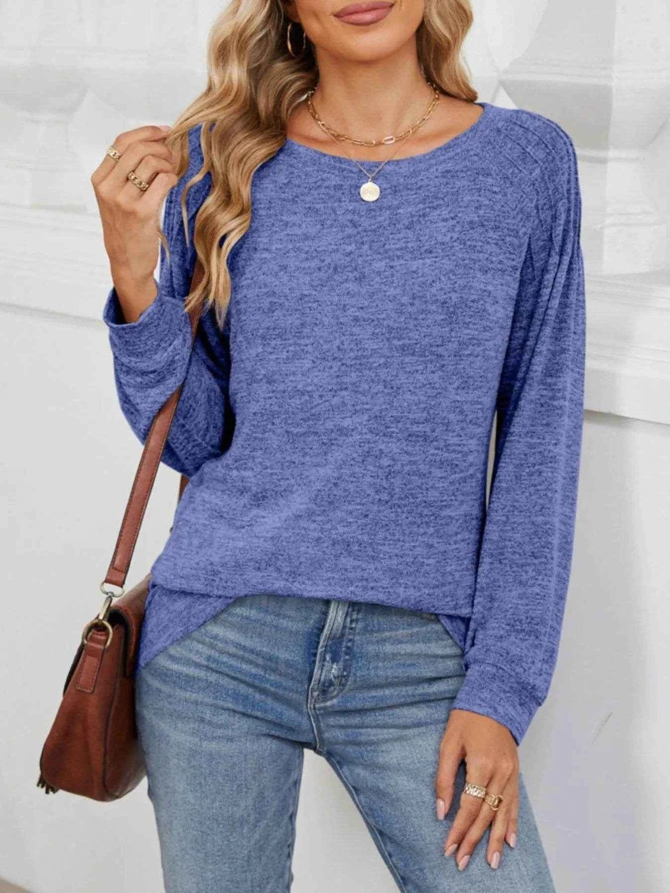 Round Neck Long Sleeve T-Shirt Trendsi a2d3fadf-9c23-4459-9d12-433080bd59e0-Max-Origin