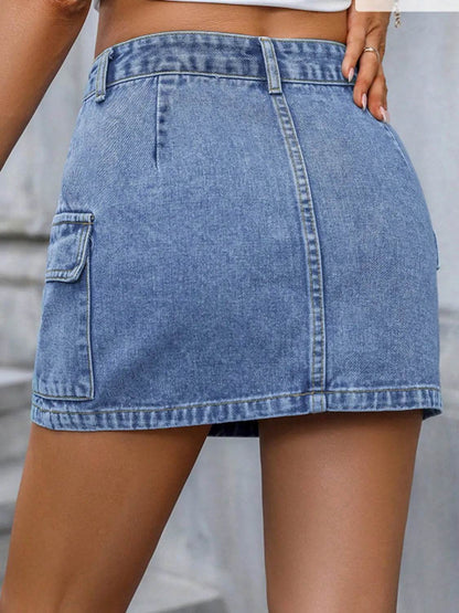 Pocketed Denim Mini Skirt Trendsi a30b30ba-ed17-46be-8842-20c6cfe595c5-Max-Origin