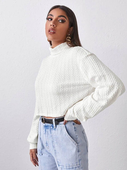Turtleneck Long Sleeve Top Trendsi a350b9a0468f475da2ae008c0ba56aef-Max