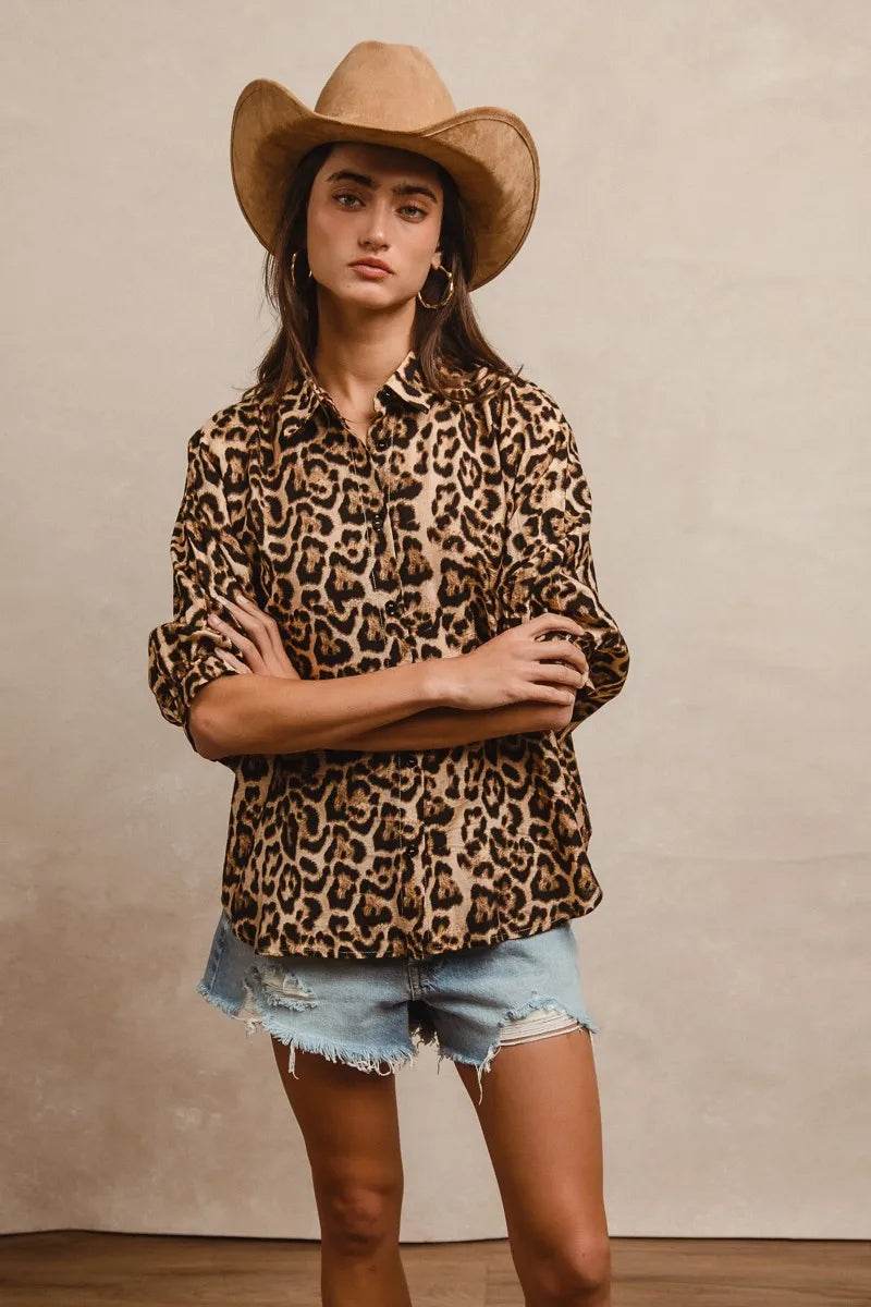 BiBi Leopard Prints Overseized Short Sleeves Top Trendsi a430d656cacb450a92511e2b3e45631b-Max-Origin