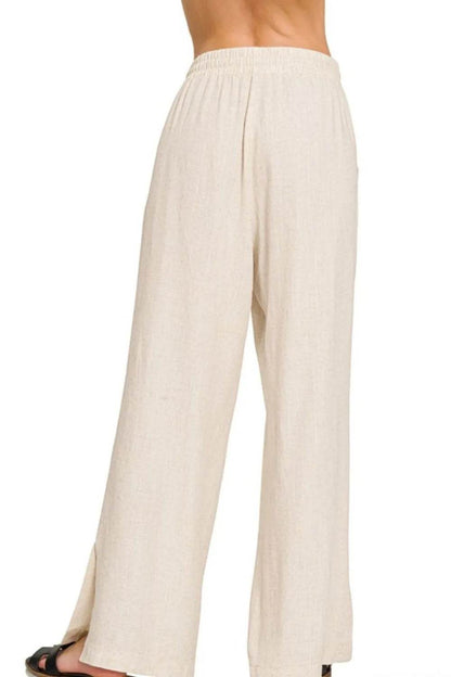 Zenana Linen Drawstring Pants Trendsi a4318599-cf7b-4478-94ea-0f71b7a06b58-Max-Origin