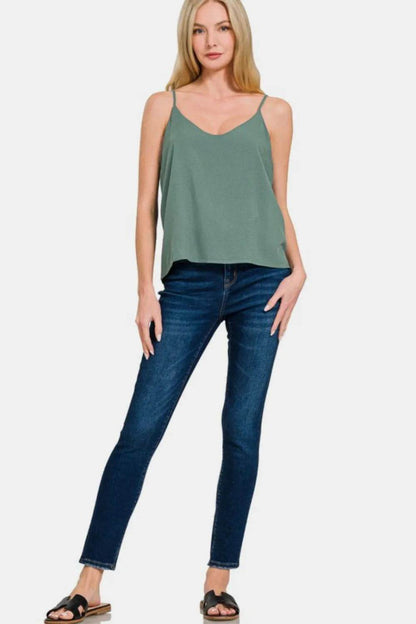 Zenana Two Layered Spaghetti Strap Cami Trendsi a458e97c-bb9b-4c8f-81b4-22ed02883610-Max