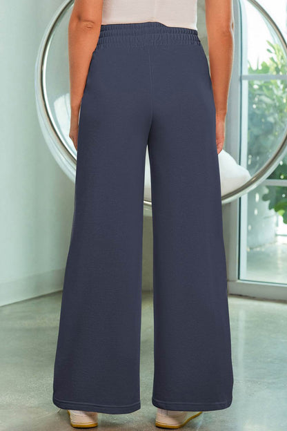 Drawstring Wide Leg Pants with Pockets Trendsi a4a80096cfeb4d0a8d0a3024850ec244-Max
