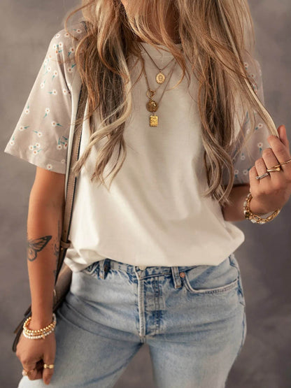 Floral Print Color Block Raglan Sleeve T Shirt Trendsi a4f080a2ba004796a297aaff620630d3-Max-Origin