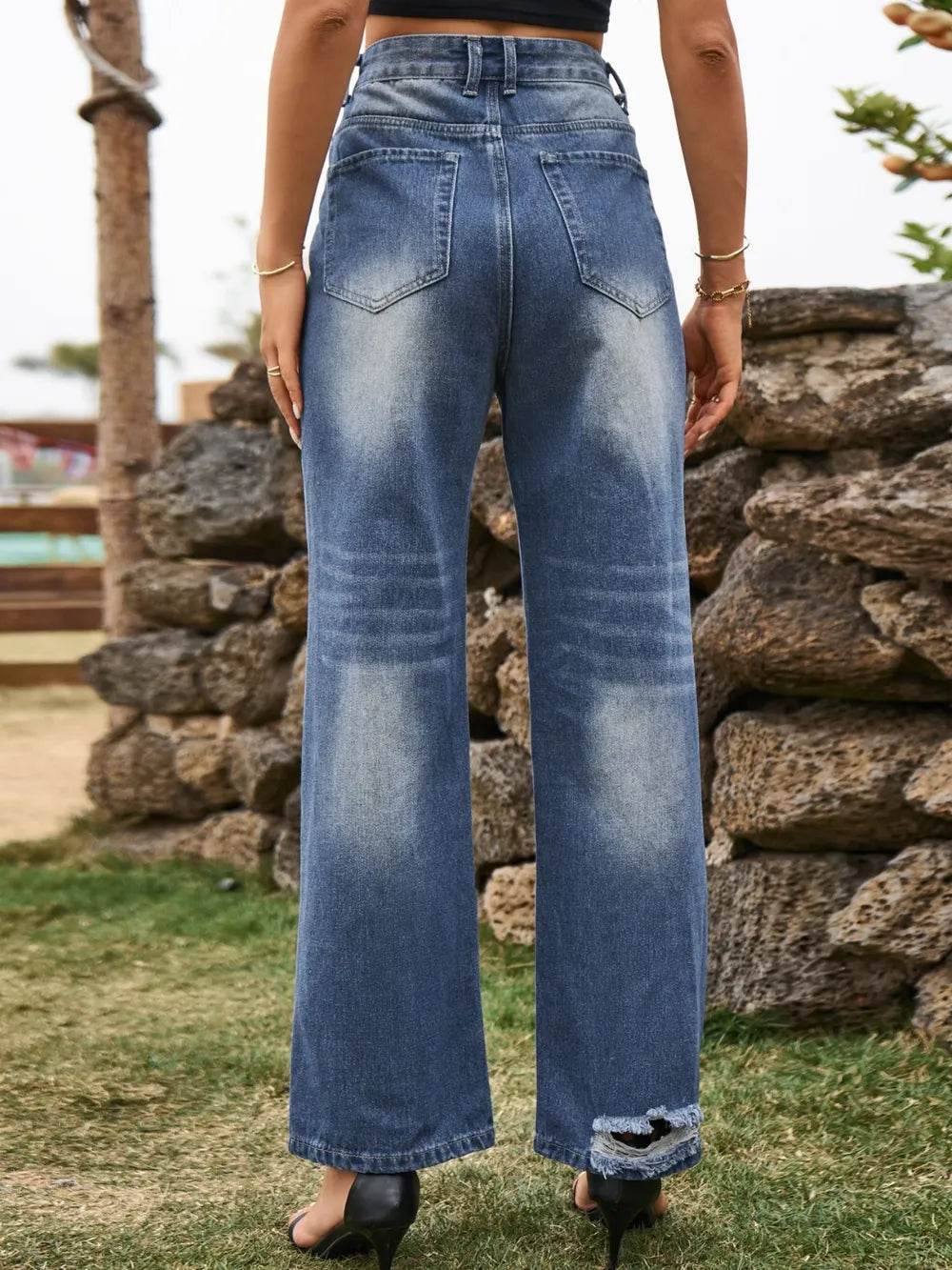 Distressed Jeans with Pockets Trendsi a4fbb0d7-7218-42e2-9368-794fdb1528c9-Max