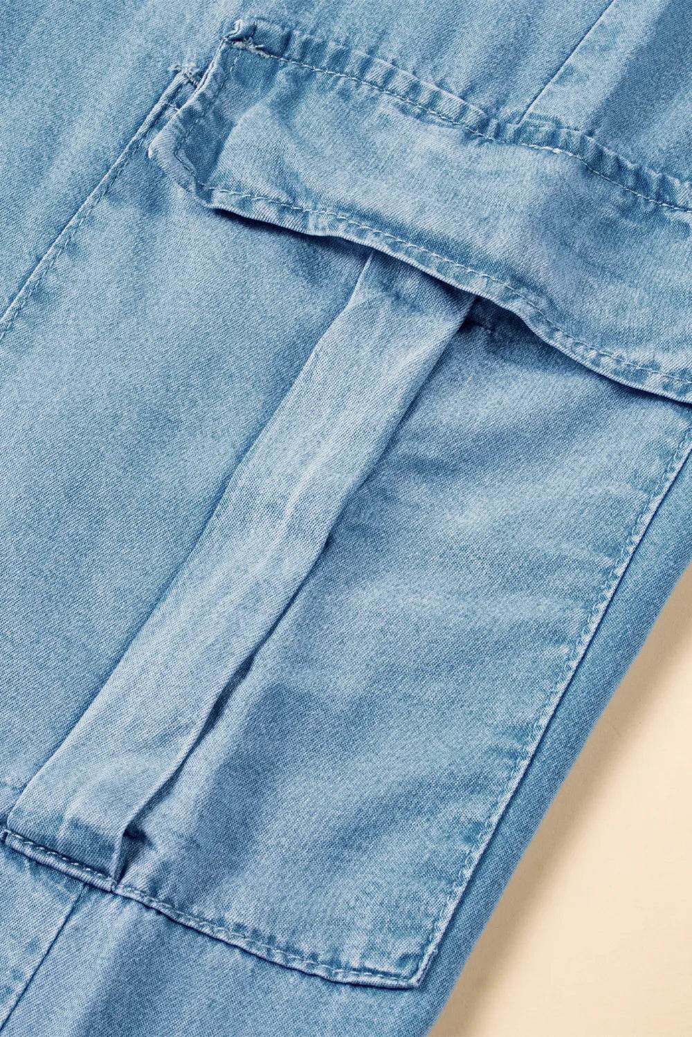 Drawstring Cargo Pocket Wide Leg Jeans Trendsi a57d84c7c9cf462f8f16a88629694061-Max