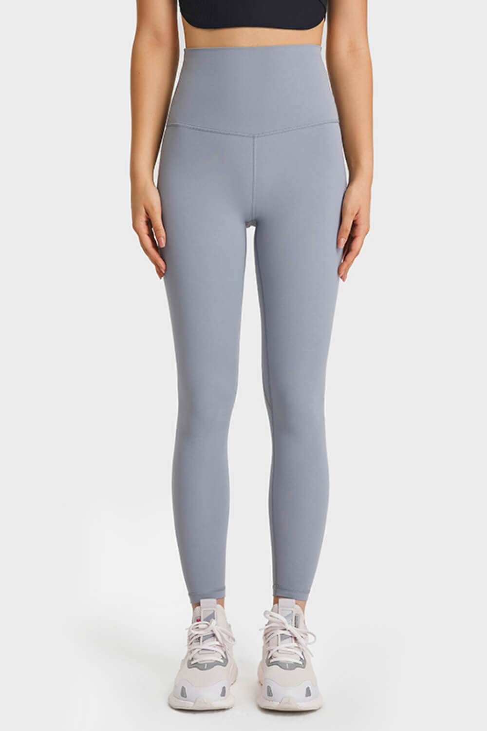 Millennia Ultra Soft High Waist Leggings Trendsi a5f28b57efdb416887919866b8af5e8b-Max