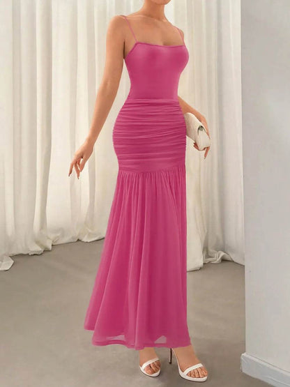 Ruched Maxi Cami Dress Trendsi a6184114-ff32-4f22-b568-9ea84fd12a77-Max