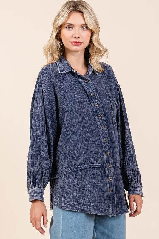 Mittoshop Textured Collared Neck Long Sleeve Shirt Trendsi a63edf7a-ba7c-4685-b2af-044bbb8dff07-Max