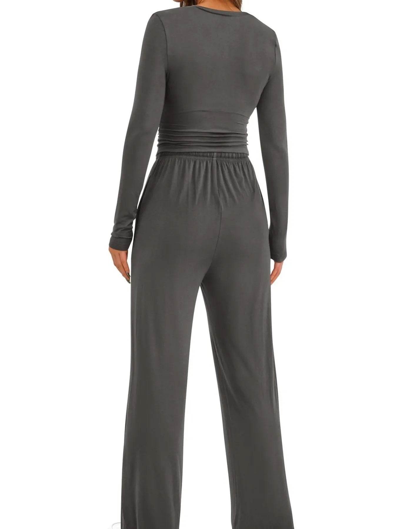 Round Neck Long Sleeve Top and Pants Set Trendsi a664ed65189b41e3adfe12a317a96fff-Max-Origin