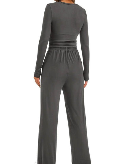 Round Neck Long Sleeve Top and Pants Set Trendsi a664ed65189b41e3adfe12a317a96fff-Max-Origin