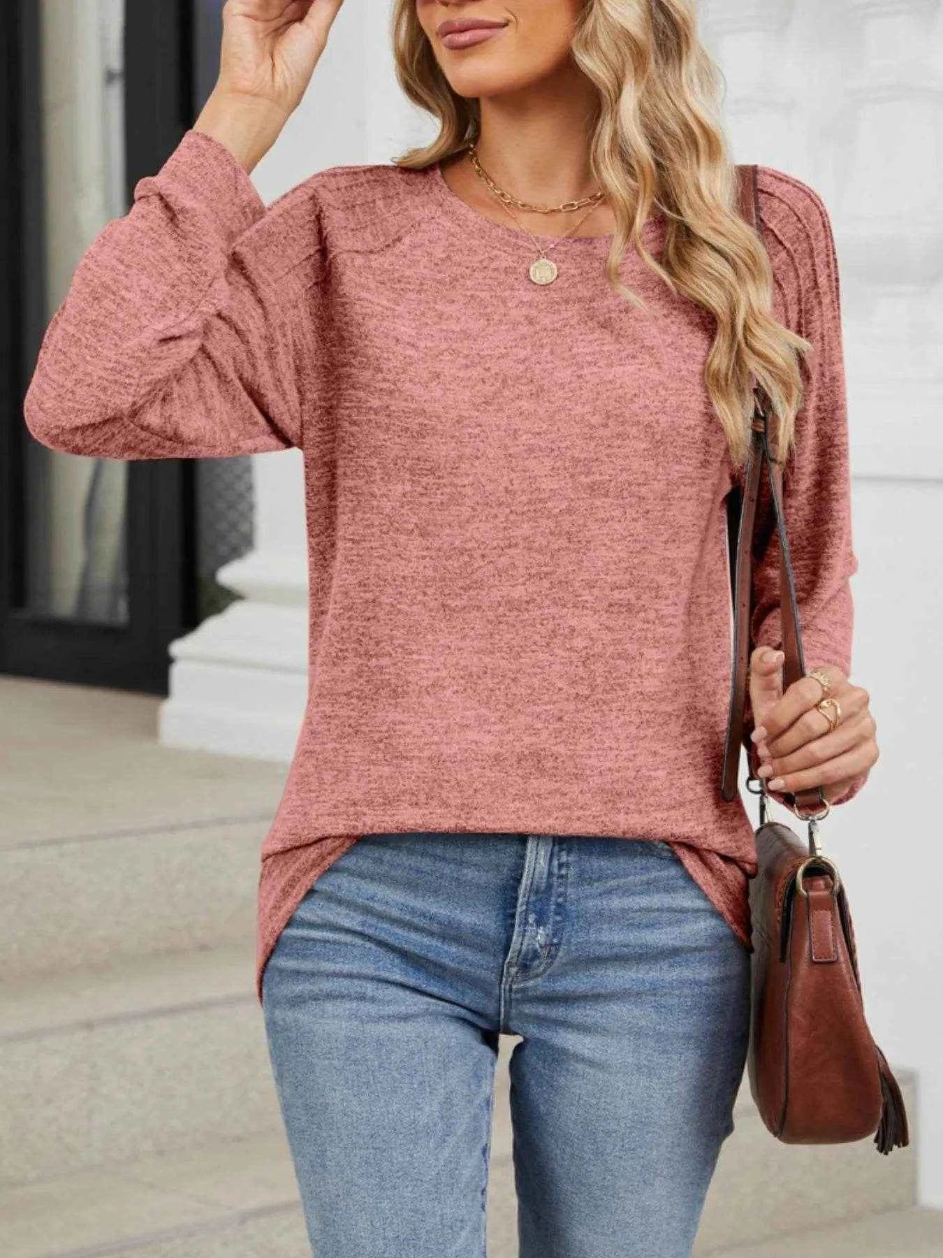 Round Neck Long Sleeve T-Shirt Trendsi a6dbb455-0bd7-41ad-bf03-00dd0dfad499-Max-Origin