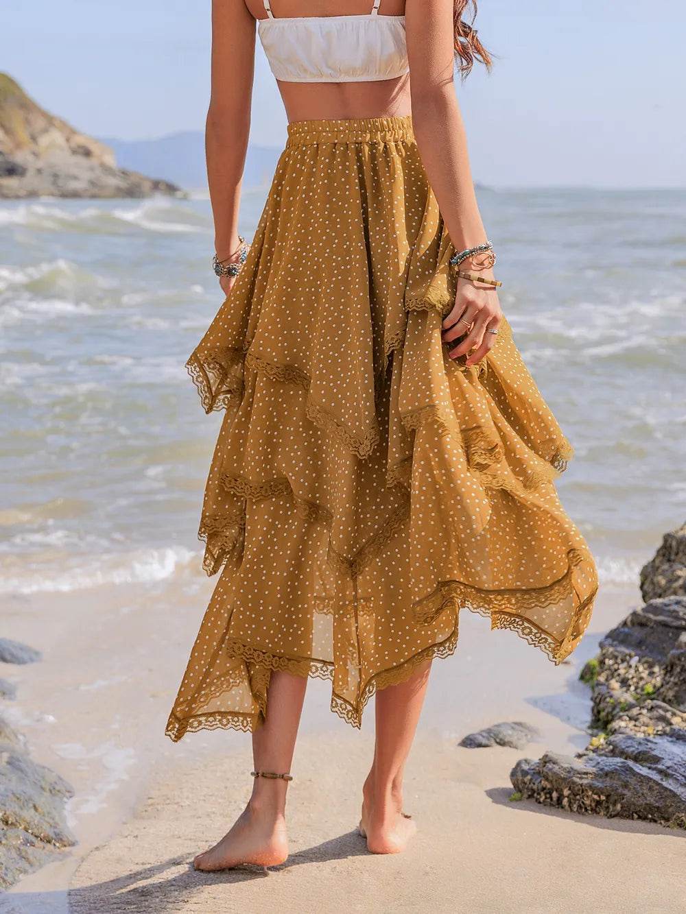 Lace Detail Layered Printed Skirt Trendsi a797de03-8e7a-400f-b3ee-bc52ec47b68e-Max