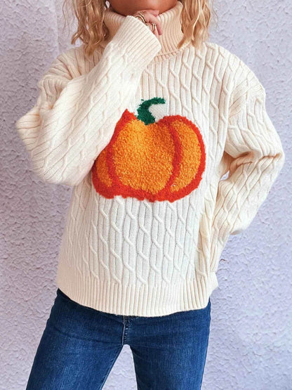 Pumpkin Turtleneck Long Sleeve Sweater Trendsi a7ab34f616054b3b8cf6a94eecf108d7-Max-Origin