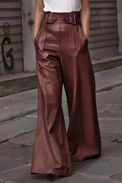 High Waist Wide Flare Pants Burgundy Trendsi a7f1f910-ff6f-4fbf-a266-b731f884ddc6-Max