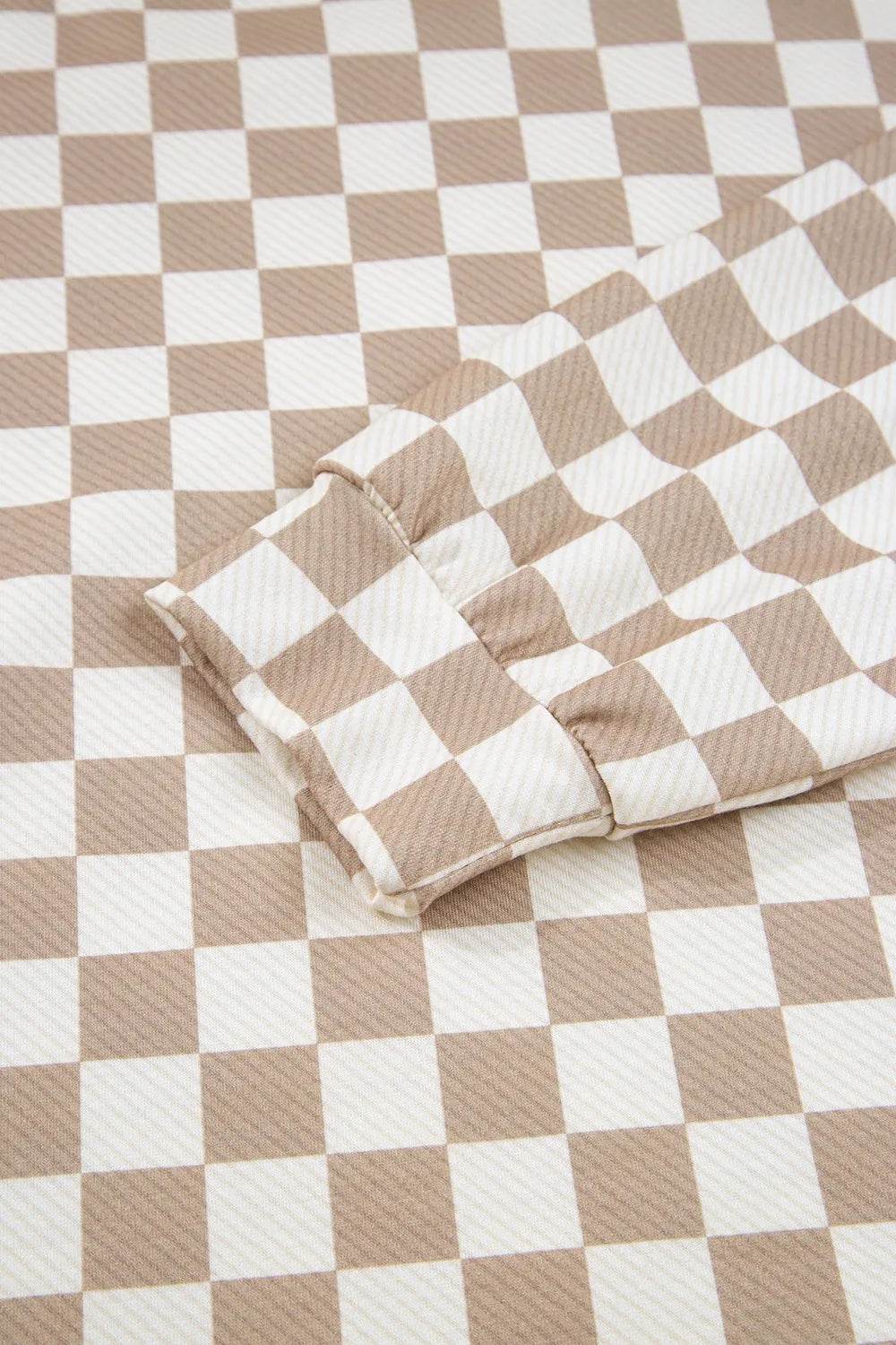 Checkered Long Sleeve Top and Skirt Two-Piece Set Trendsi a80b911f-9241-4e94-839d-3969fe0e490f-Max-Origin