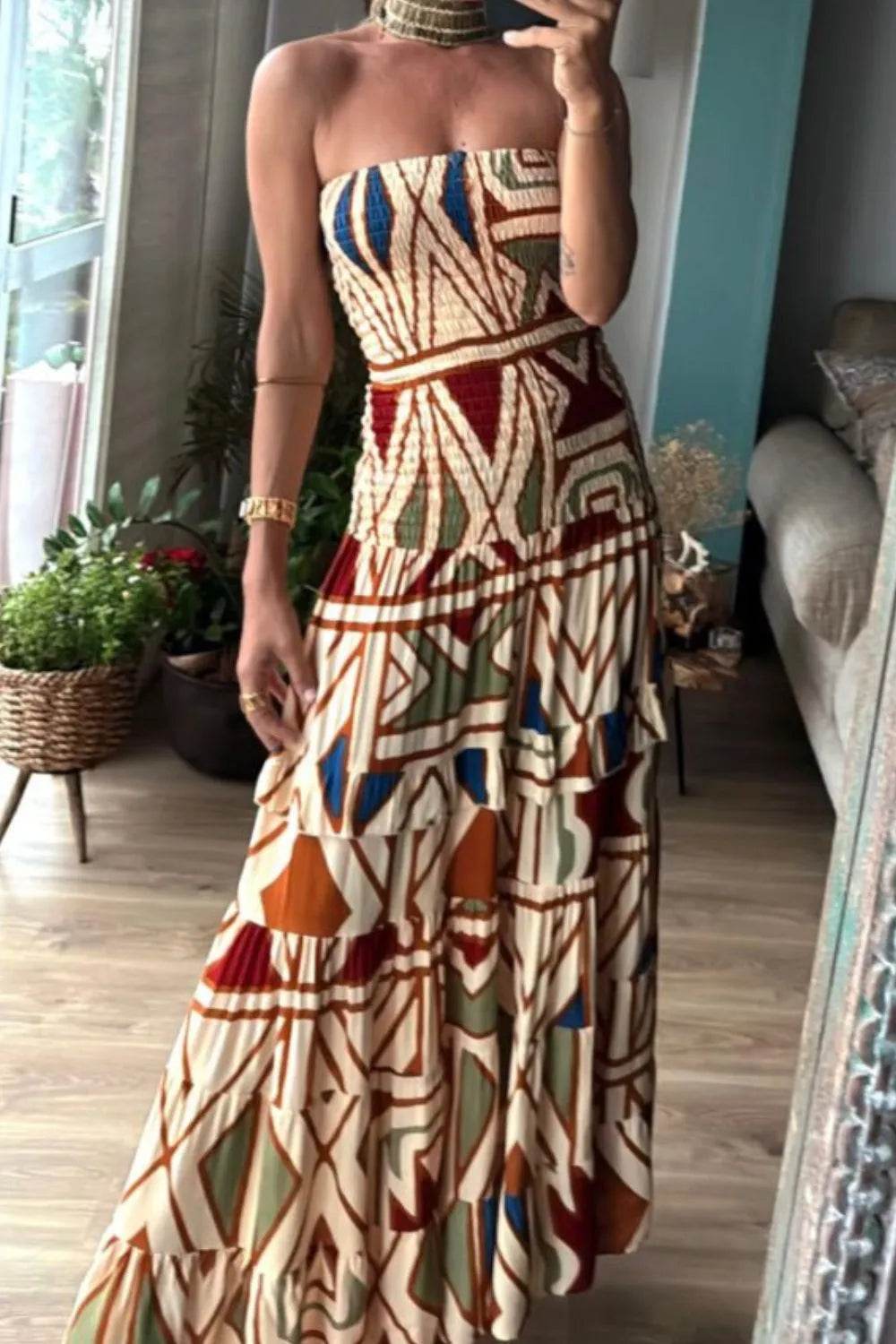 Smocked Printed Tube Dress Trendsi a80e4437-93c6-4f36-8483-ed7ef7ee5a8b-Max-Origin