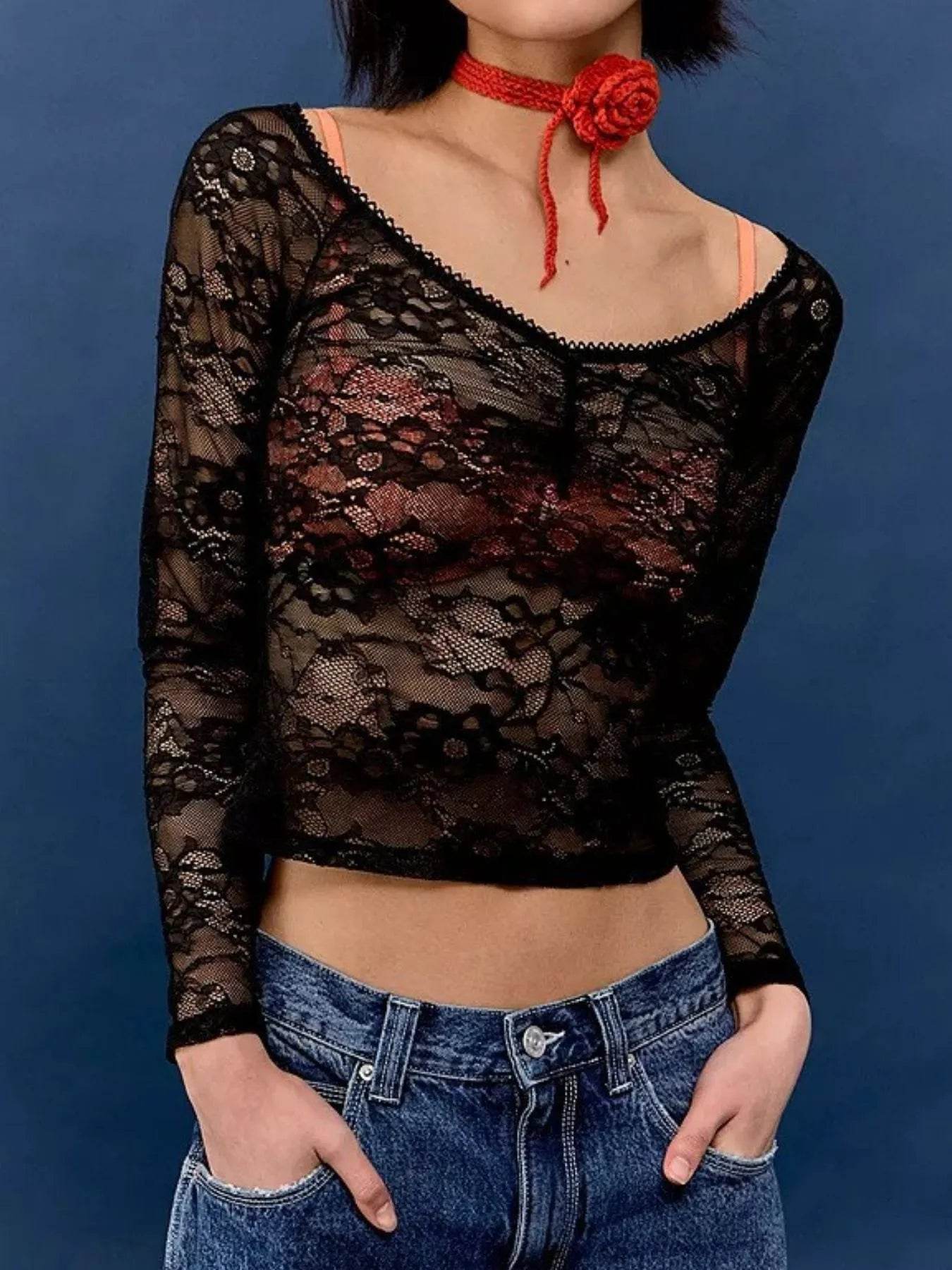 Lace Sheer Long Sleeve T-Shirt Trendsi a8c53dc3-777f-47b6-bbb2-46f6283d86dd-Max-Origin