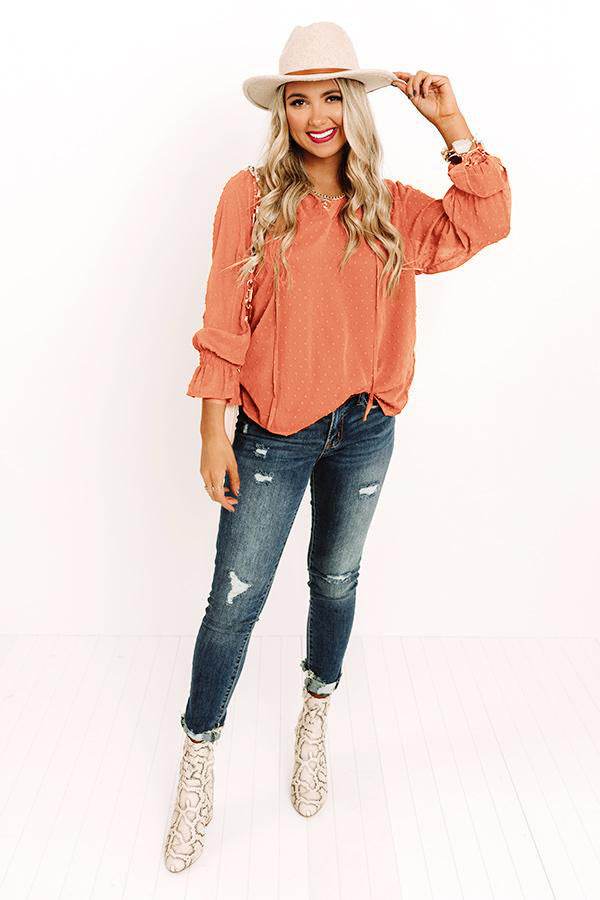 Swiss Dot Tie Neck Flounce Sleeve Blouse Trendsi a8d48b3b8e2e46e094c4bbae1795126d-Max