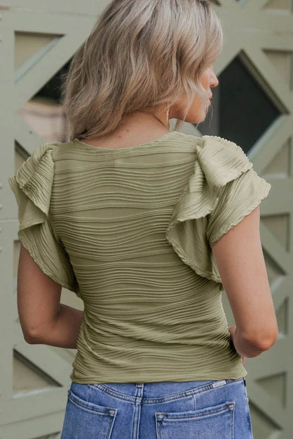 Ruffled Round Neck Textured Top Trendsi a8ecf7b0-052d-47b1-9fff-9a8f7c5f3d6a-Max-Origin
