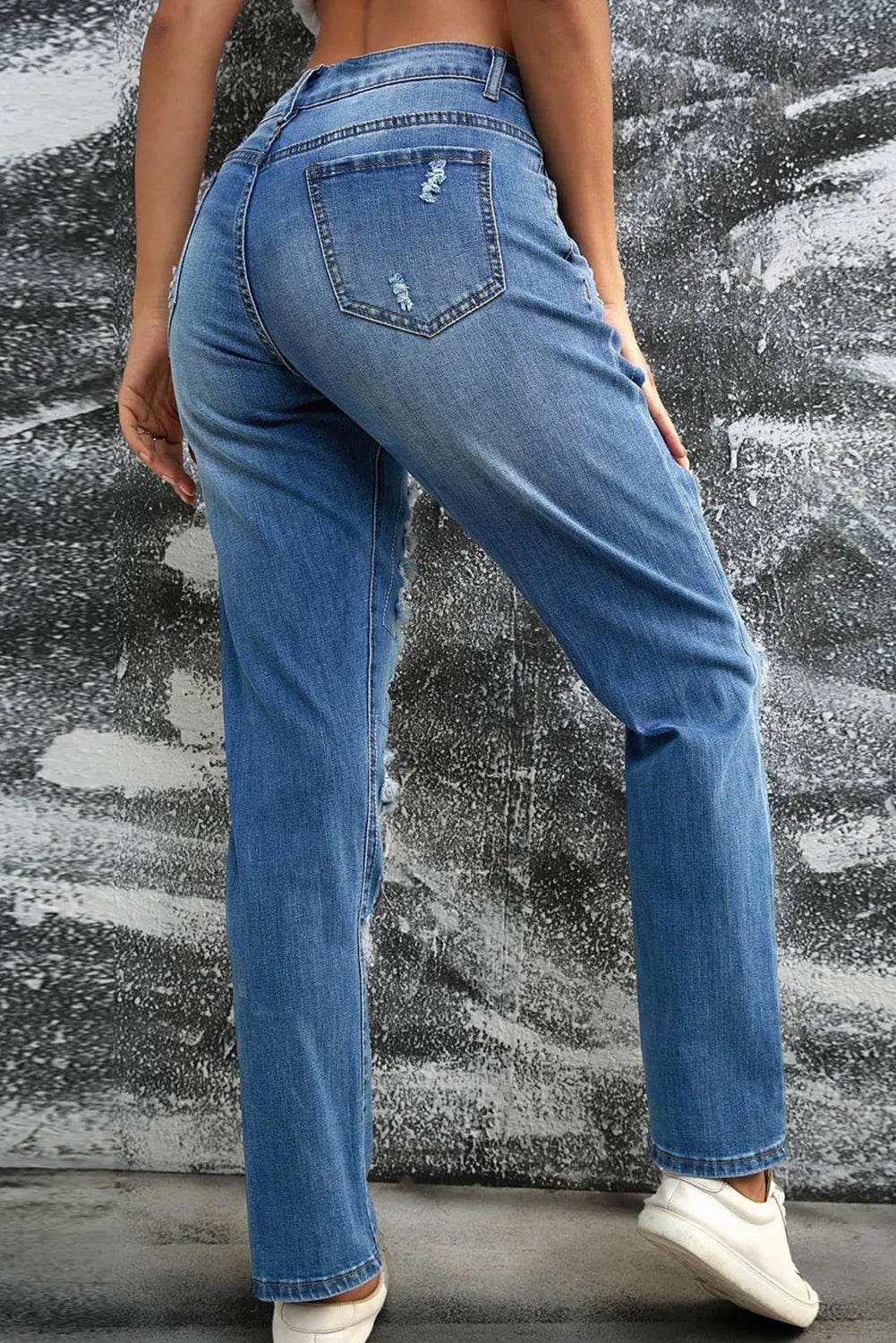 Distressed Sequin Pumpkin Jeans Trendsi a9218982-51ee-48ca-ac72-c3c1ca7ed433-Max