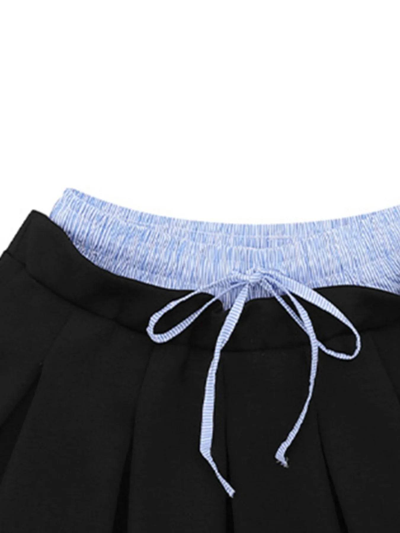 Drawstring Pleated Mini Skirt Trendsi a94d1d2b-cb4f-4740-a979-3c7ef8758646-Max-Origin